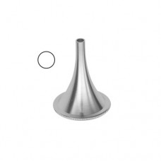 Hartmann Ear Speculum Fig. 1 Stainless Steel, 3.6 cm / 1 1/2" Diameter 4.0 mm Ø